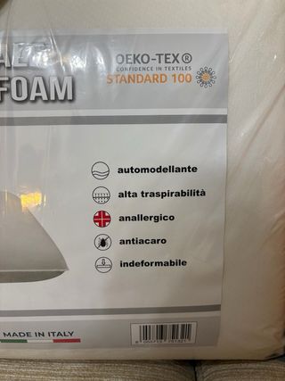 Guanciale Memory Foam Automodellante | Anallergico