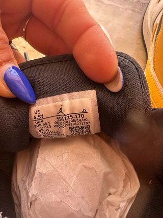 Nike Air Jordan Mid Giallo/Bianco