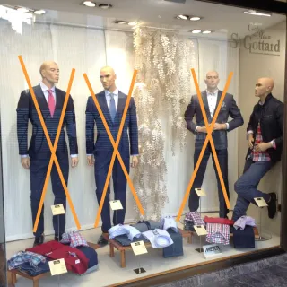 Maniquíes de caballero 
