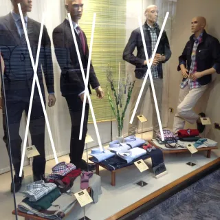 Maniquíes de caballero 
