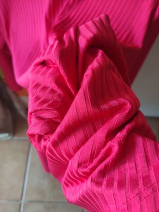Camiseta Fucsia Manga Larga
