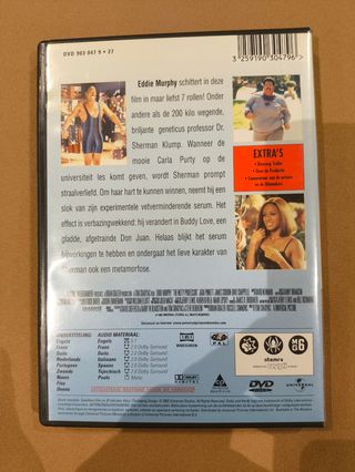 O Professor Chanfrado DVD Eddie Murphy