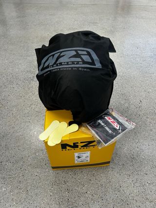 NUEVO Casco Moto Vintage NZI Blanco Talla XS