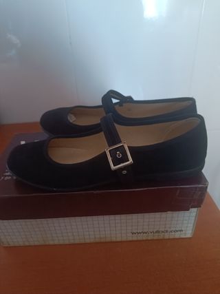 Bailarinas Vul.ladi Negras Talla 36 Nuevas