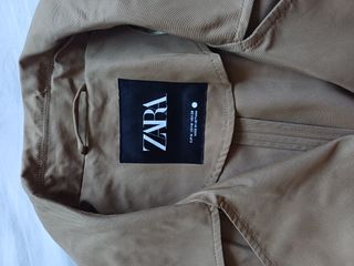 Gabardina Zara Beige Talla M