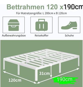 Cama, Estructura de somier metálico.