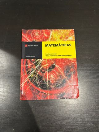 Prueba acceso FP Superior Matemáticas.