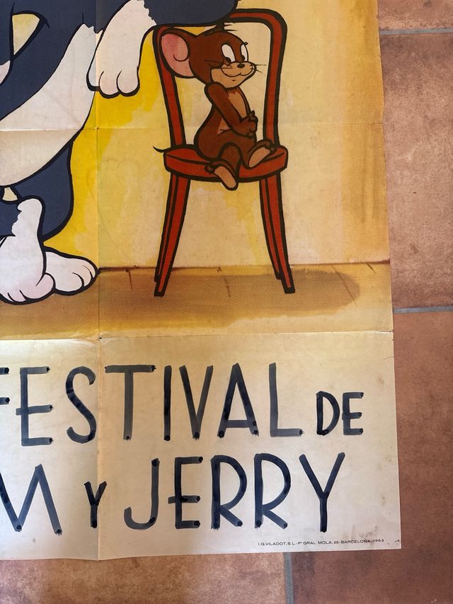 Póster Festival Tom y Jerry Original 1959