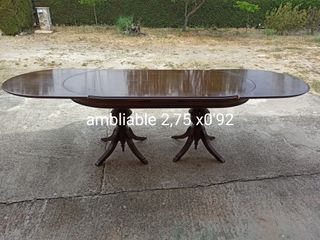 Mesa de comedor extensible madera