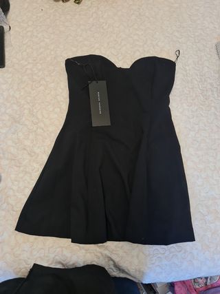 Vestido negro Bershka