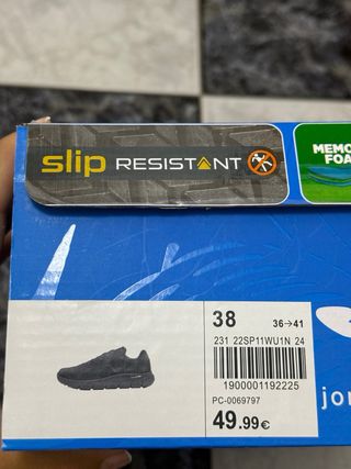 Zapatos Joma Antideslizantes Negros