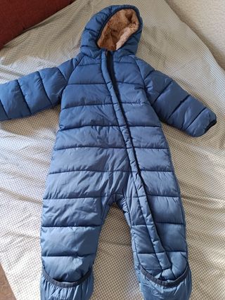 Buzo invierno 9-12 meses azul