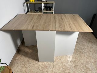 Mesa extensible madera con alas abatibles