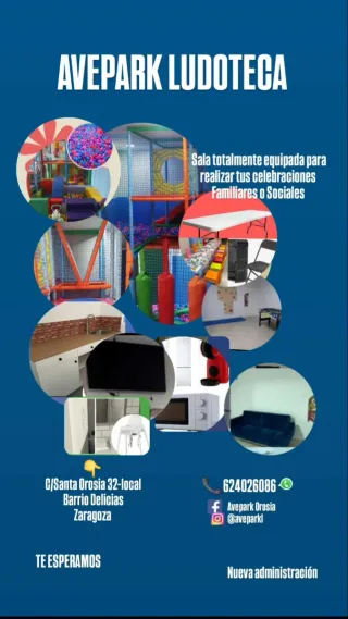 AVEPARK LUDOTECA SALA DE CELEBRACIONES