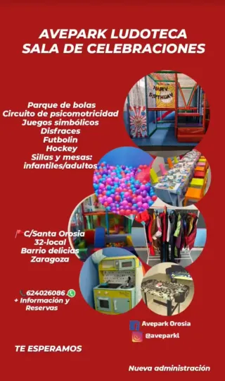 AVEPARK LUDOTECA SALA DE CELEBRACIONES