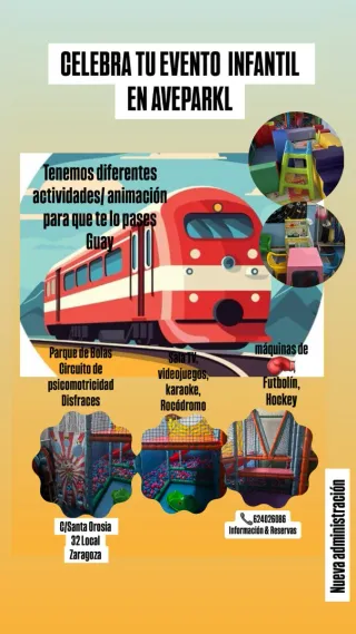AVEPARK LUDOTECA SALA DE CELEBRACIONES