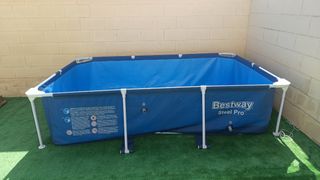 Piscina Bestway Steel Pro 259x170x61 cm+ protector