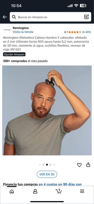 Remington RX5 Ultimate Afeitadora Cabeza