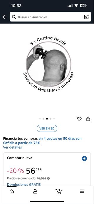 Remington RX5 Ultimate Afeitadora Cabeza