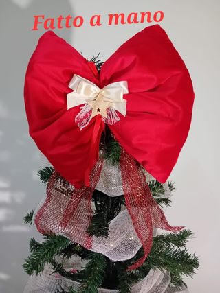 Albero di Natale Slim 210cm Nuovo Addobbato