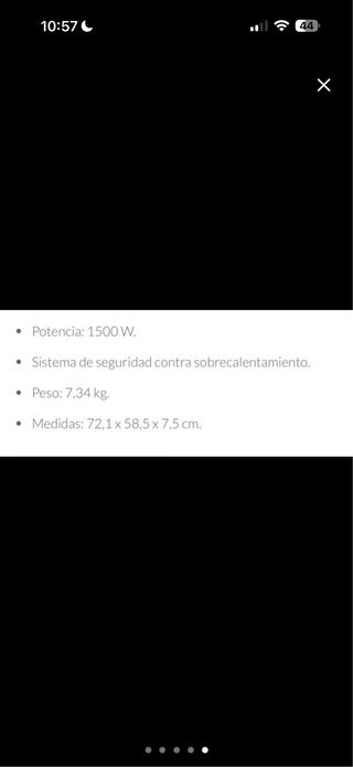Radiador Orbegozo Blanco