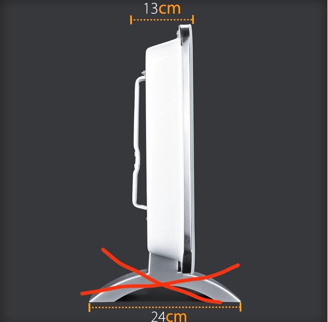 Radiador Eléctrico Cristal Gridinlux