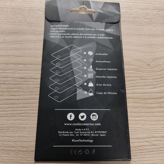 Protector Cristal Templado iPhone 7 Cool