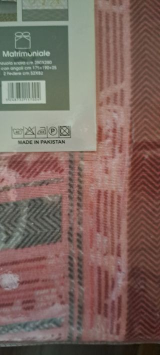 Completo letto singolo flanella