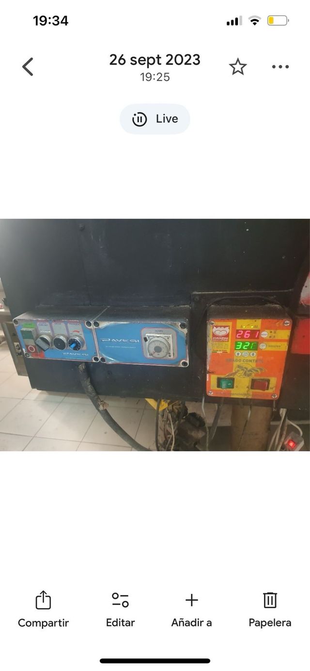 Horno de pizza Pavesi