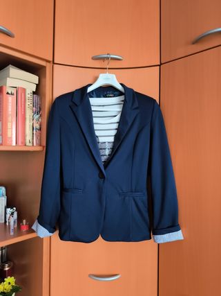 Conjunto Chaqueta y Camiseta Rayas