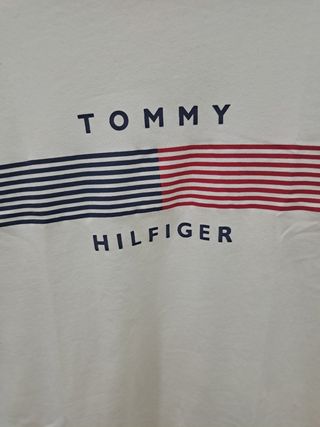 Camiseta Tommy Hilfiger Talla S Blanca