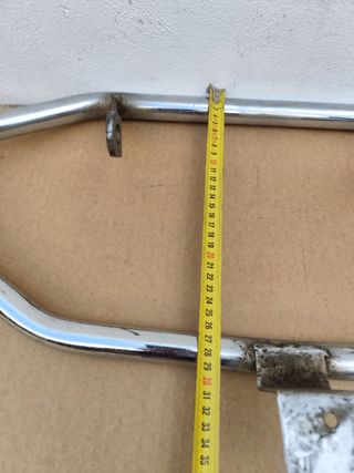 Protector frontal custom cromado