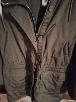 Parka GAP verde caza con capucha