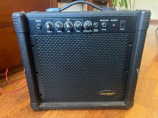 Amplificador Bajo 20W IN-OUT Negro