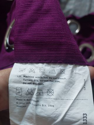 Cortinas moradas
