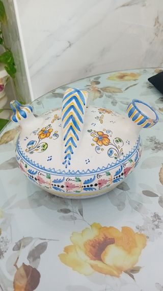 Botijo de Talavera pintado a mano