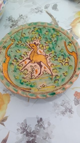 Botijo de Talavera pintado a mano