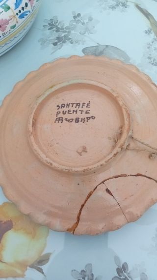 Botijo de Talavera pintado a mano