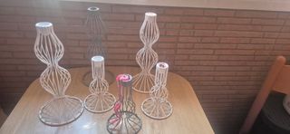 Candelieri moderni in metallo