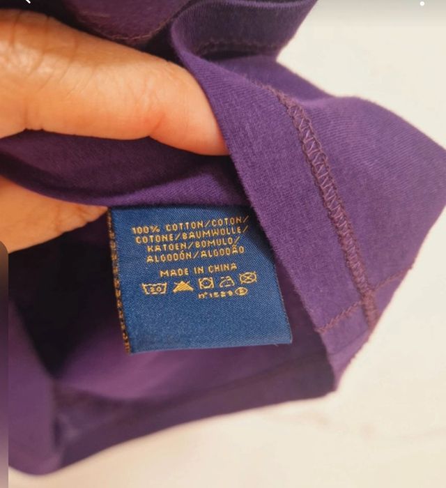 Camiseta Polo Ralph Lauren Morada