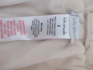 Buzo bebé 3 meses acolchado marca tutto picolo