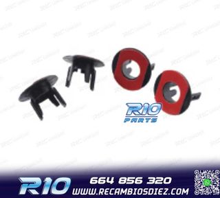 KIT 4 SOPORTES PDC BMW E90 05- PARAGOLPES TRASERO LOOK M