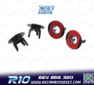 KIT 4 SOPORTES PDC BMW E92 06- PARAGOLPES TRASERO LOOK M T