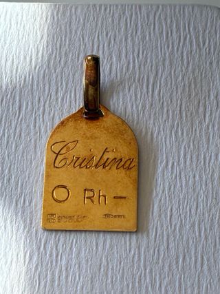 Medalla oro 18k 