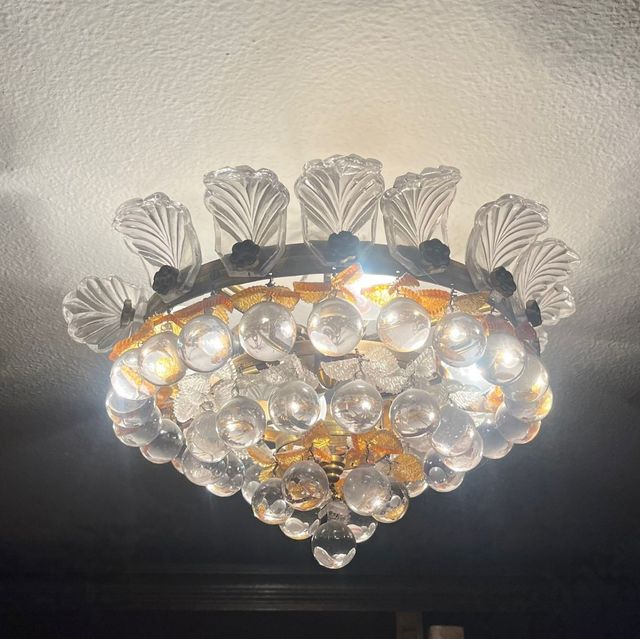 Lámpara de Techo de Cristal de Murano 3 Unidades 