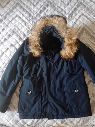 Giaccone blu simil Woolrich