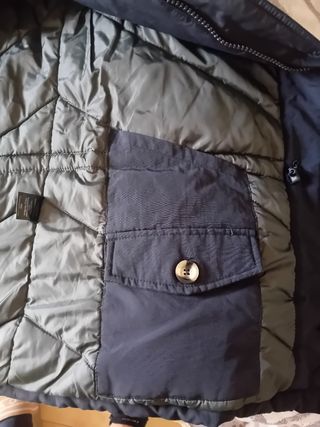 Giaccone blu simil Woolrich