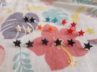 Pack pendientes estrella