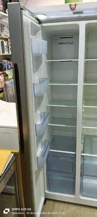 Nevera Hisense Acero Inox. No Frost