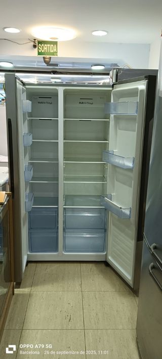 Nevera Hisense Acero Inox. No Frost